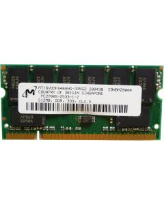 Mircon 512MB PC-2700S DDR CL2.5 SODIMM MT16VDDF6464HG-335G2